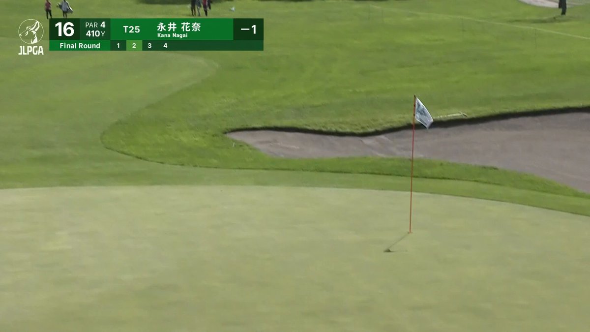 🗣️「こういうこともあるんですね...😳」 永井花奈のショットはピンに当たって...🦅🙌 ニトリレディスゴルフトーナメント 🏆｜Round4