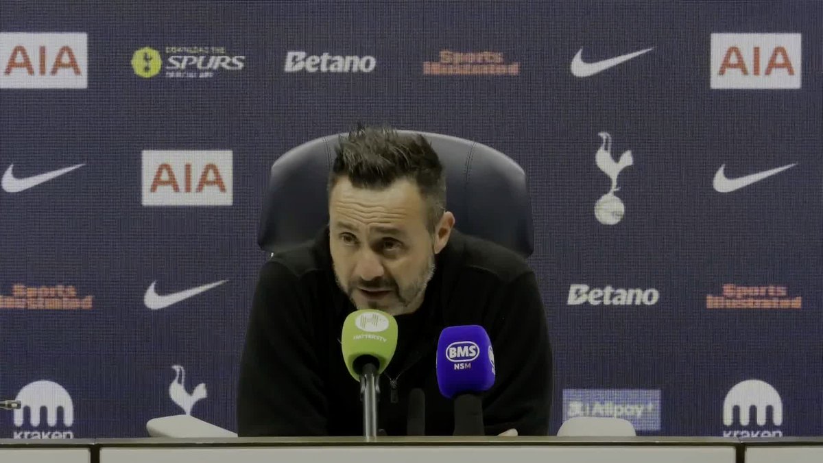 "I love these players but they want to leave" Spurs boss Roberto De Zerbi says Richarlison and Kevin Danso have asked to leave the club ⚪️