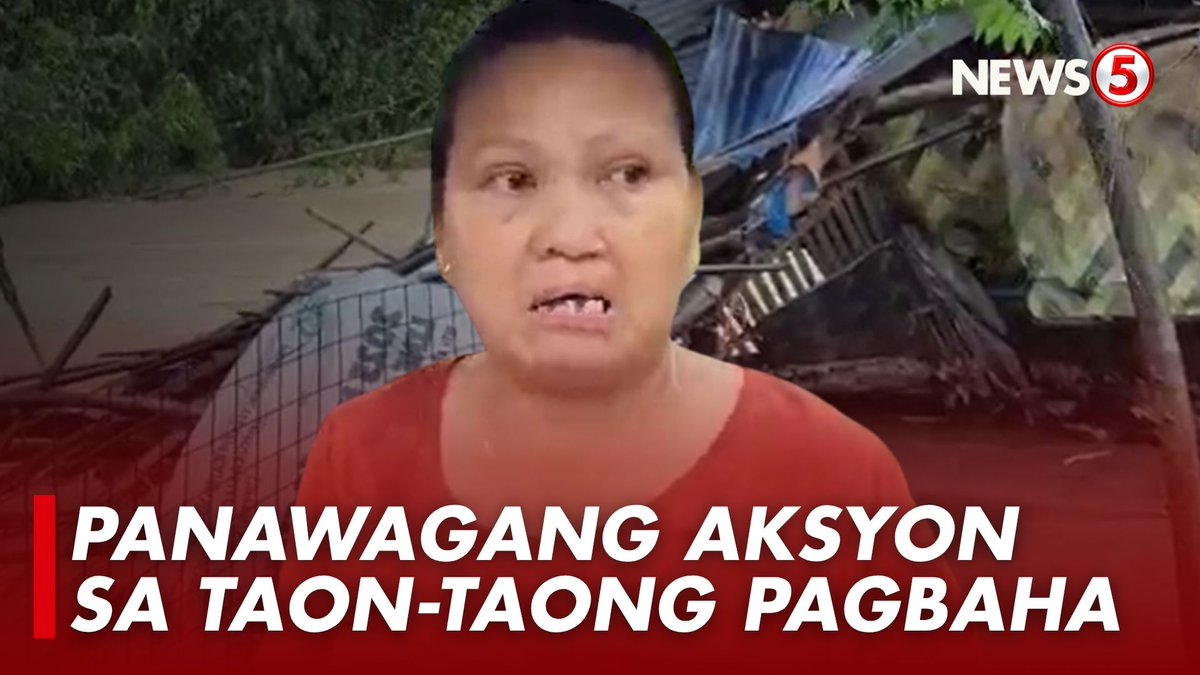 ‘TAON-TAON NA LANG PO GANITO NANGYAYARI SA AMIN, ILANG BESES NA RIN PO KAMI LUMAPIT SA GOBYERNO’ Naging emosyonal ang isang residente nang manawagan sa pamahalaan matapos muling makaranas ng matinding pagbaha sa Sitio Babarongga, Brgy. Pagalanggang sa Dinalupihan, Bataan nitong Sabado, Aug. 29. Nangangamba ang mga residenteng nakatira malapit sa tabing-ilog matapos pasukin ng rumaragasang tubig na may kasamang putik ang kanilang mga kabahayan. Ilang bakod at mga istrukturang gawa sa light materials ang nawasak at tinangay ng malakas na agos nang umapaw ang ilog matapos ang malalakas na pag-ulang dulot ng Habagat. | via Roel Tarayao