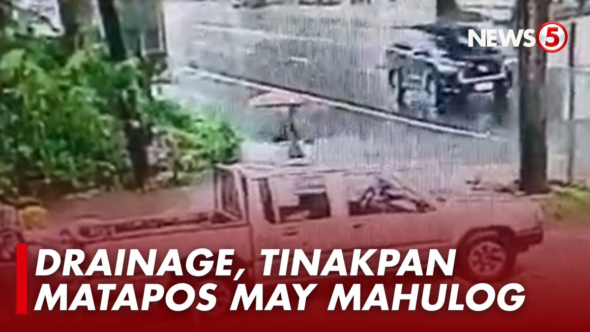 LALAKING NAHULOG SA BUKAS NA DRAINAGE Tinakpan na ang drainage canal kung saan nasawi ang nahulog na lalaki sa Friendship Highway sa bahagi ng Brgy. Cutcut sa Angeles City, Pampanga nitong Biyernes, Aug. 28. Dalawang lalaki ang nakakita sa insidente at agad na sumaklolo, ngunit ‘di na nila nasagip ang biktima. | via Isagani Navarro