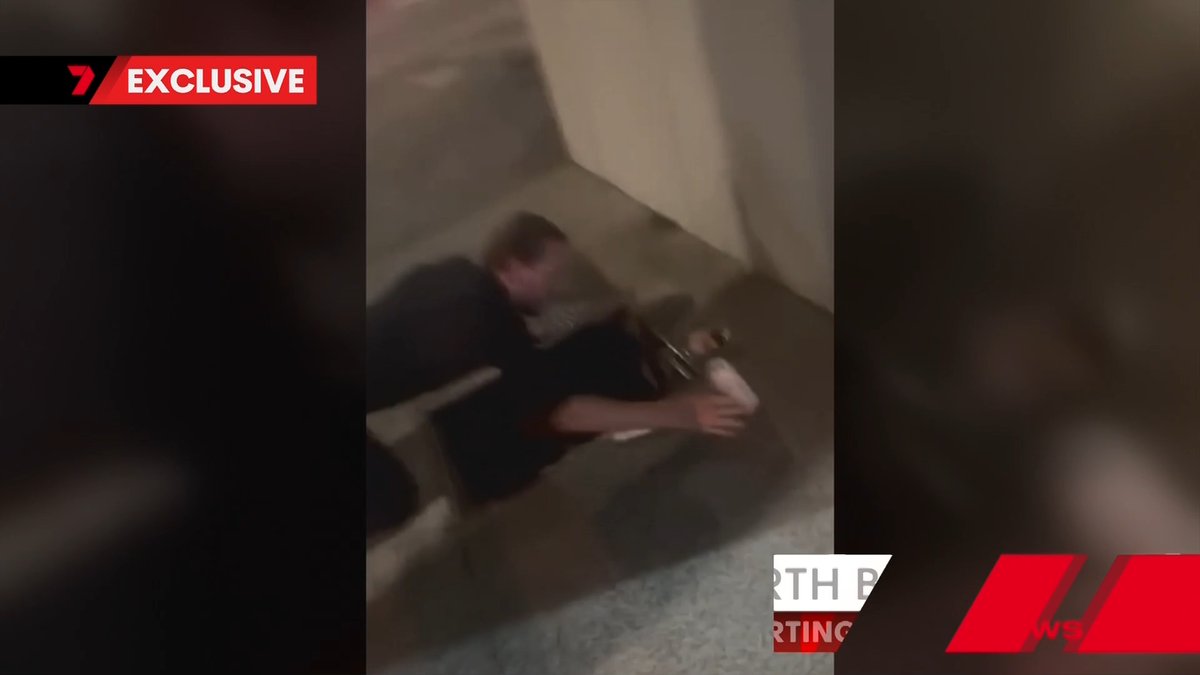 A night out has turned into a freak mishap for a woman stuck on underground power cables, after falling down an open manhole. Witnesses have told 7NEWS of the frantic rescue attempts amid cracking explosions.Garth Burley