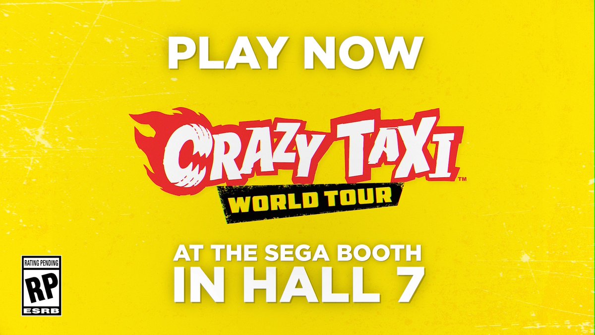 Hit the streets of Crazy Taxi: World Tour at gamescom 2026 🚖 And remember to apply for the Closed Network Test before September 1st! 📍 Hall 7 #SEGAgc #CRAZYTAXIgc #gamescom