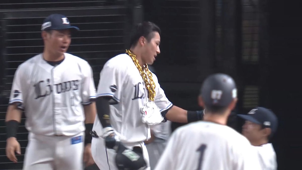 #渡部聖弥 選手のホームランで先制！ 一発で試合の均衡を破ります！ #seibulions #プライドシリーズ #ありがとう栗山さん