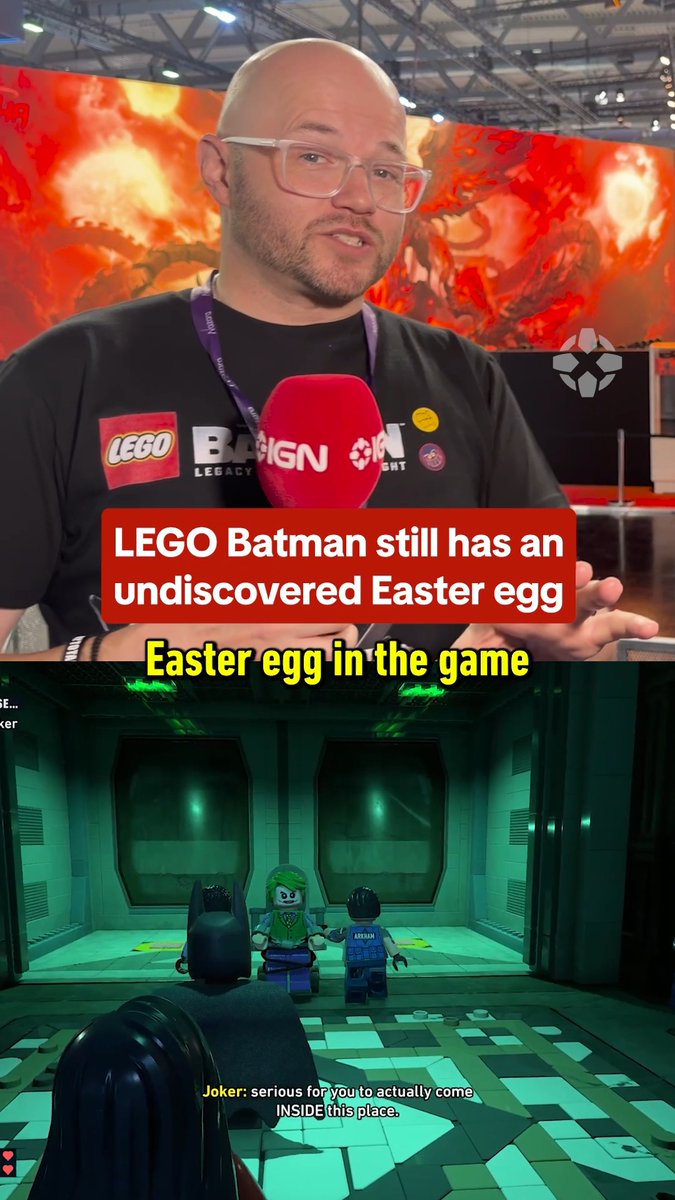 LEGO Batman: The Legacy of the Dark Knight lead designer Tim Spencer says there's an Easter egg that players haven't found yet! Presented by METRO 2039 #gamescom2026 #legobatman #gaming