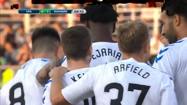 📅 On This Day: 30th August 2018. Ovie Ejaria sent the NINE men of Rangers Football Club into the UEFA Europa League Group Stage. Steven Gerrard’s side reached the group stage of a European competition for the first time since 2010-11.