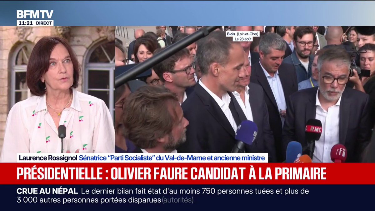 2027: "Je ne soutiens pas la stratégie d'Olivier Faure que je considère comme perdante pour l'élection présidentielle", affirme Laurence Rossignol, sénatrice PS