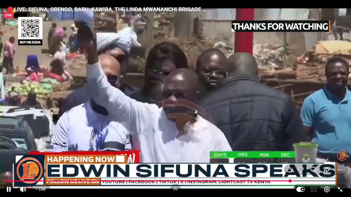 Speaking in Kiirua in Meru County