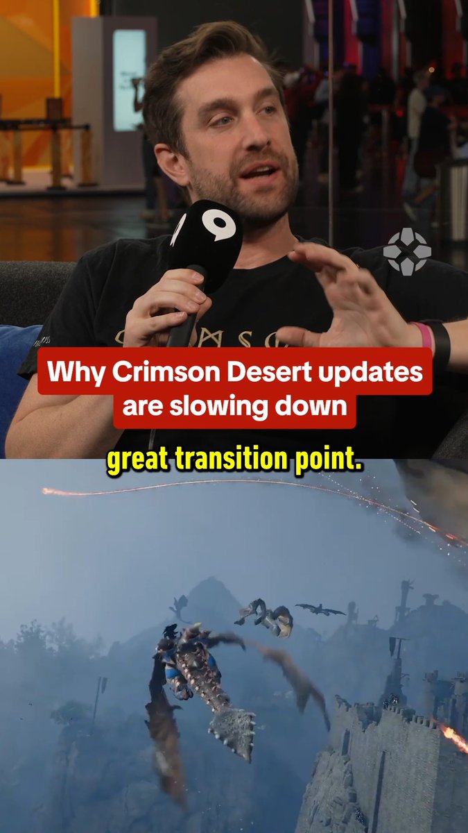 Crimson Desert updates may be slowing down but the game is still being worked on. Presented by Fable #gamescom2026 #crimsondesert #gaming