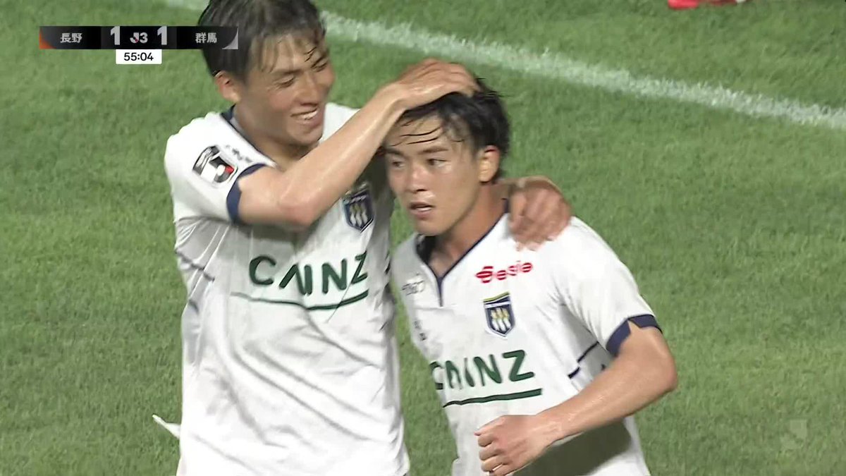 🎦 ゴール動画 🏆 明治安田Ｊ３リーグ 🆚 長野vs群馬 🔢 1-1 ⌚️ 55分 ⚽️ 下川 太陽（群馬） #Ｊリーグ