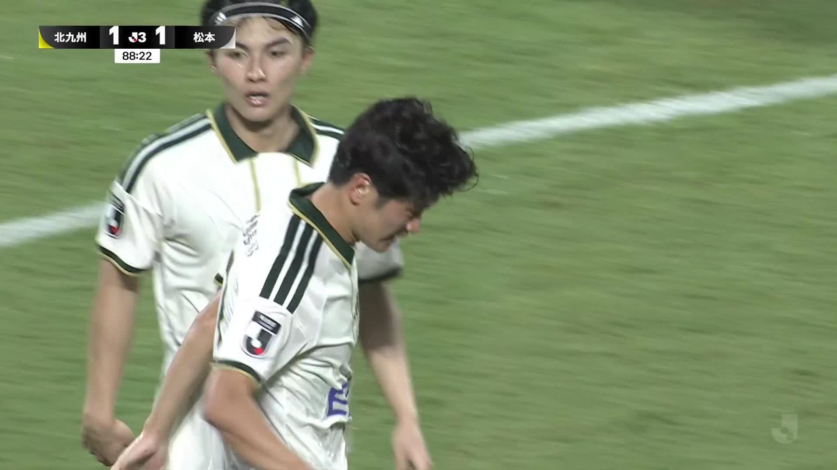 🎦 ゴール動画 🏆 明治安田J3リーグ 🆚 北九州vs松本 🔢 1-1 ⌚️ 89分 ⚽️ 村上 陽斗(松本) #Jリーグ