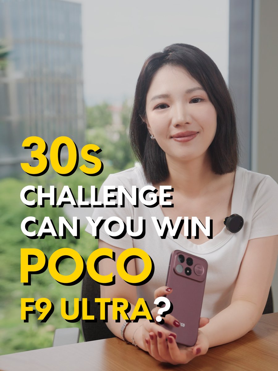 30 seconds. Find ONE weakness, and I’ll give you my #POCOF9Ultra. 👀 #UltrapowerUnbound #POCOLaunch