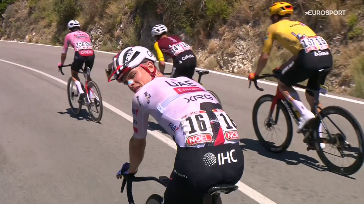 ❗ Otro palo para UAE: Abandono de Pablo Torres. #LaVuelta26 #LaCasadelCiclismo