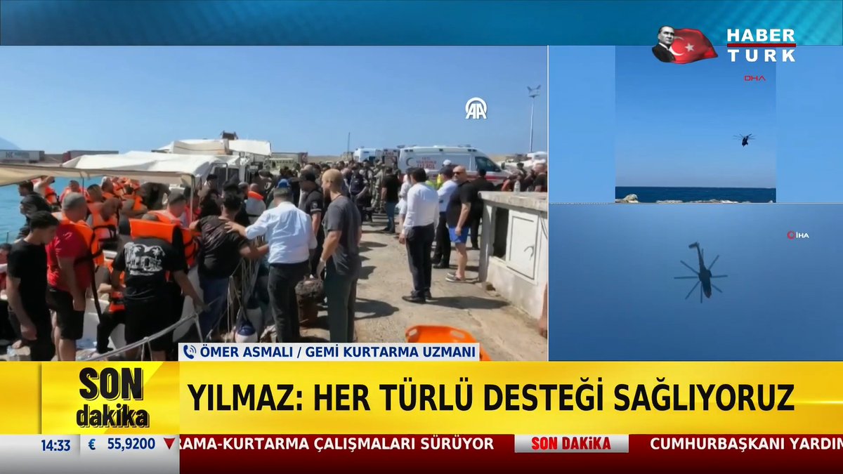 #SONDAKİKA - Arama-kurtarma çalışmaları devam ediyor. Gemi Kurtarma Uzmanı Ömer Asmalı anlattı.