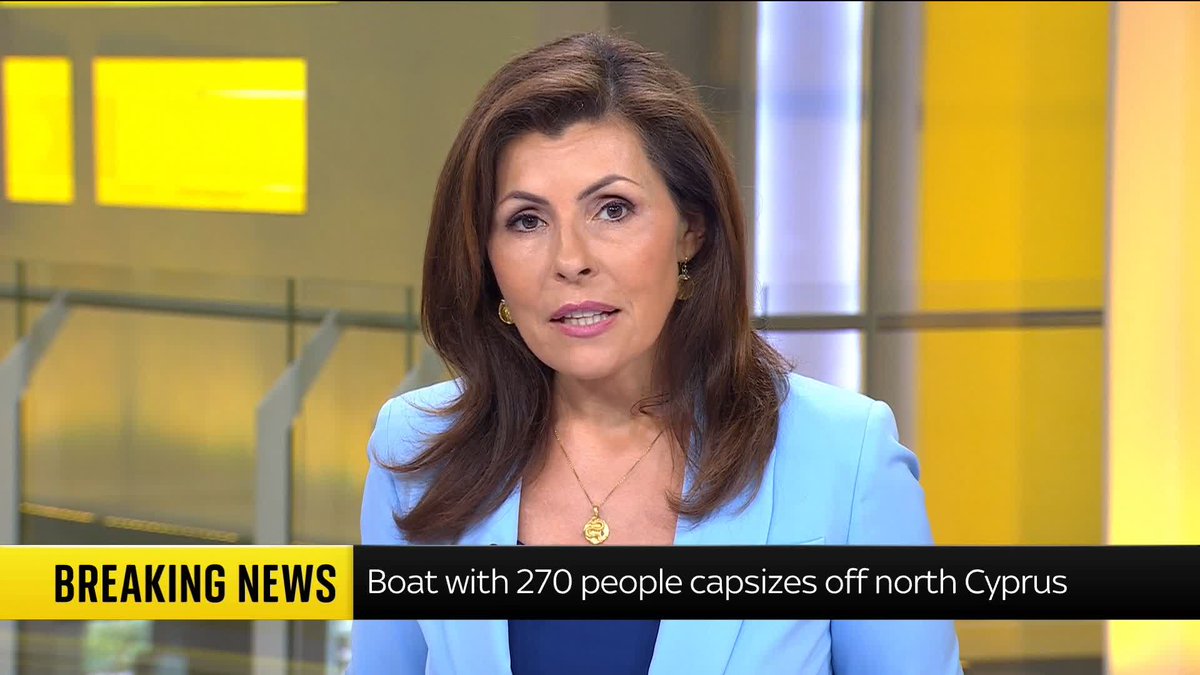 BREAKING: A passenger ferry carrying 270 people has capsized off northern Cyprus. The boat had departed from Kyrenia (Girne) and was heading to the Turkish port of Tasucu when the incident happened, local media reports. 📺 Sky 501 and YouTube
