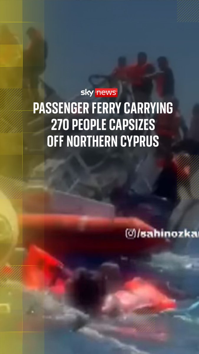 A passenger ferry carrying 270 people has capsized off northern Cyprus. Some of the passengers have been rescued, but 99 are yet to be reached. The mayor of Kyrenia described the situation as “very serious”.