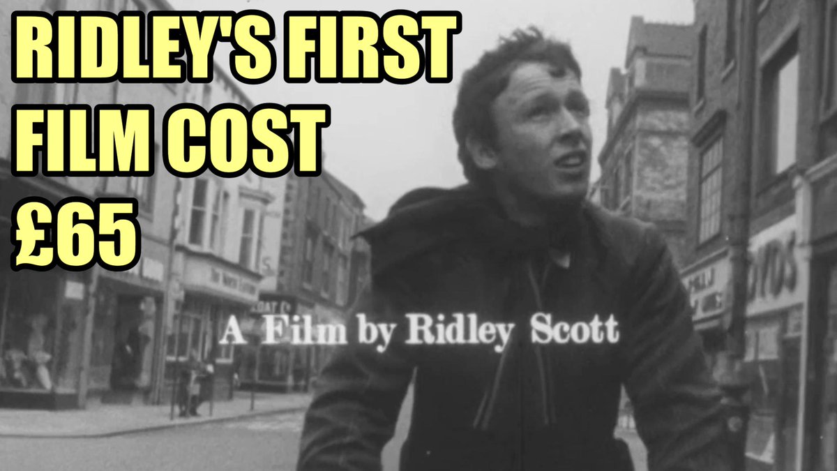 Ridley Scott’s first film cost £65. He borrowed the camera. He cast his brother Tony. Boy and Bicycle (1965). John Barry later gave him the music for free. It already looks like a Ridley Scott film. Squint and you can see Blade Runner in it.