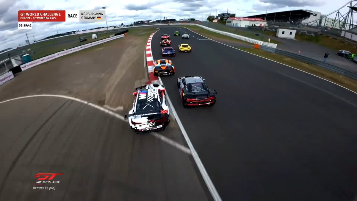 We are racing at the Nürburgring! Loads of action but no dramas on lap 1. 📺 #GTWorld