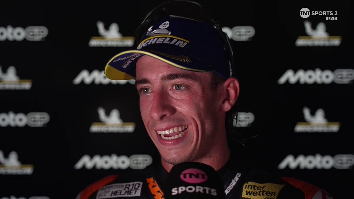 "We have to be happy because you know how much we've struggled" 👀 Pedro Acosta LOVED that race 🙌 #MotoGP | #AragonGP | Live on TNT Sports and HBO Max