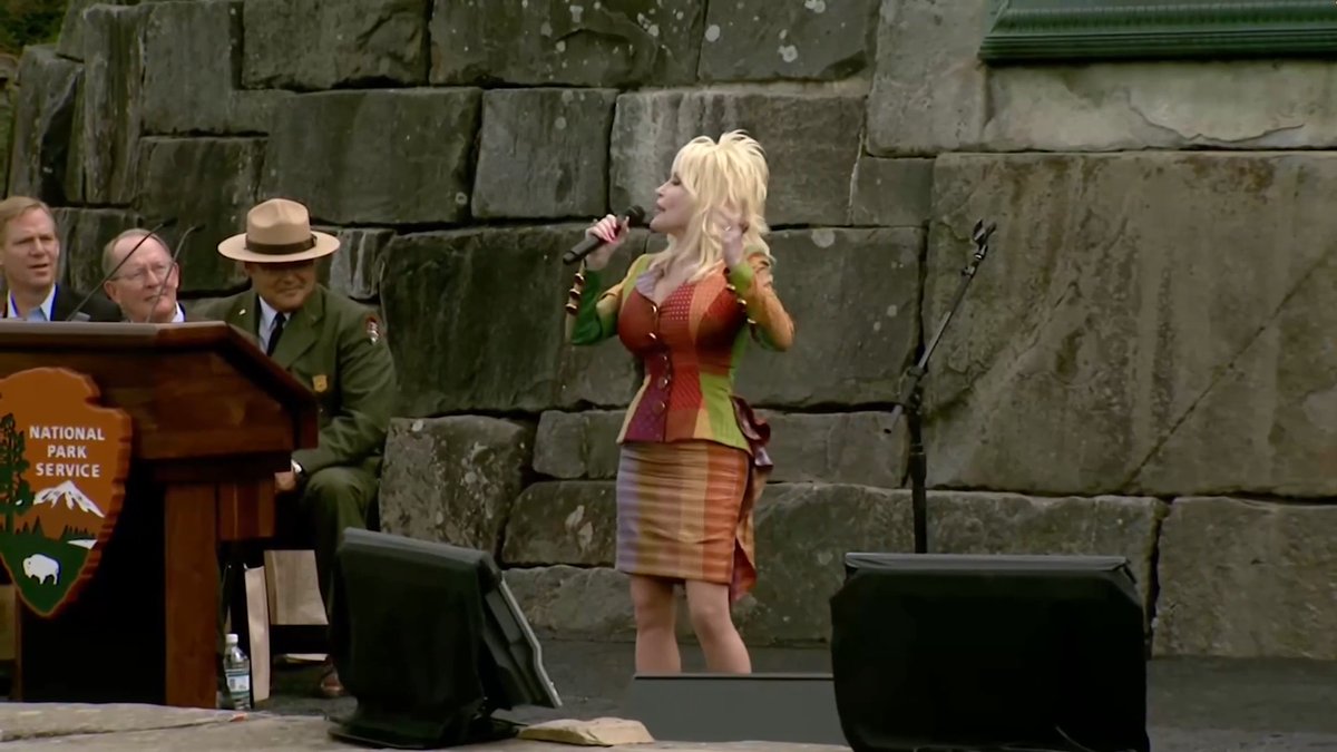 Dolly Parton once described the Smokies as “one of those special places that God put here for us to enjoy.” At Great Smoky Mountains National Park’s 75th anniversary celebration in 2009, she sang about that special place in “My Mountains, My Home.” Video by Haw River Films