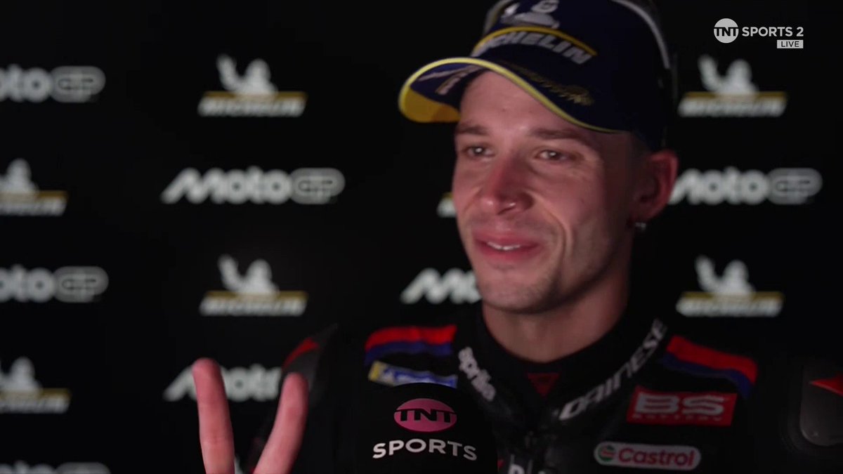 "I wanted to make his life a little bit harder and have a bit of a battle" 😈 Bez knew P3 was as good as he was going to get but that wasn't going to stop him 🎙️ #MotoGP | #AragonGP | Live on TNT Sports and HBO Max