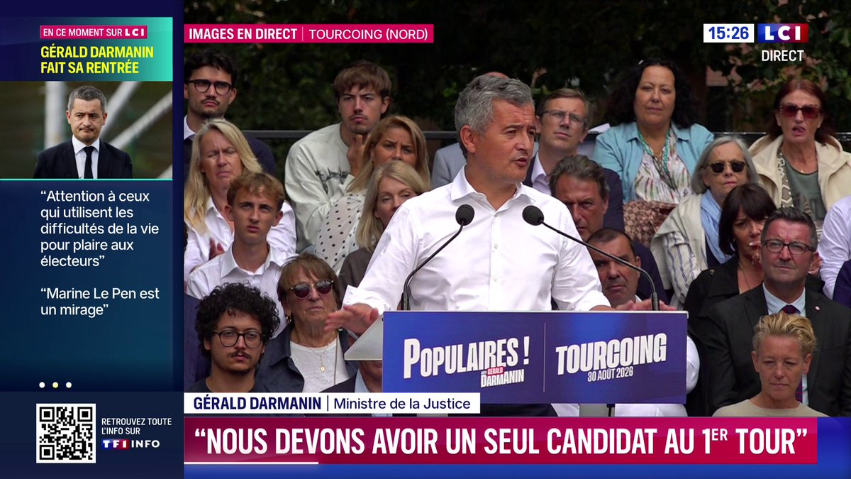🗣️ "Édouard Philippe sera un très grand président de la République" promet Gérald DARMANIN
