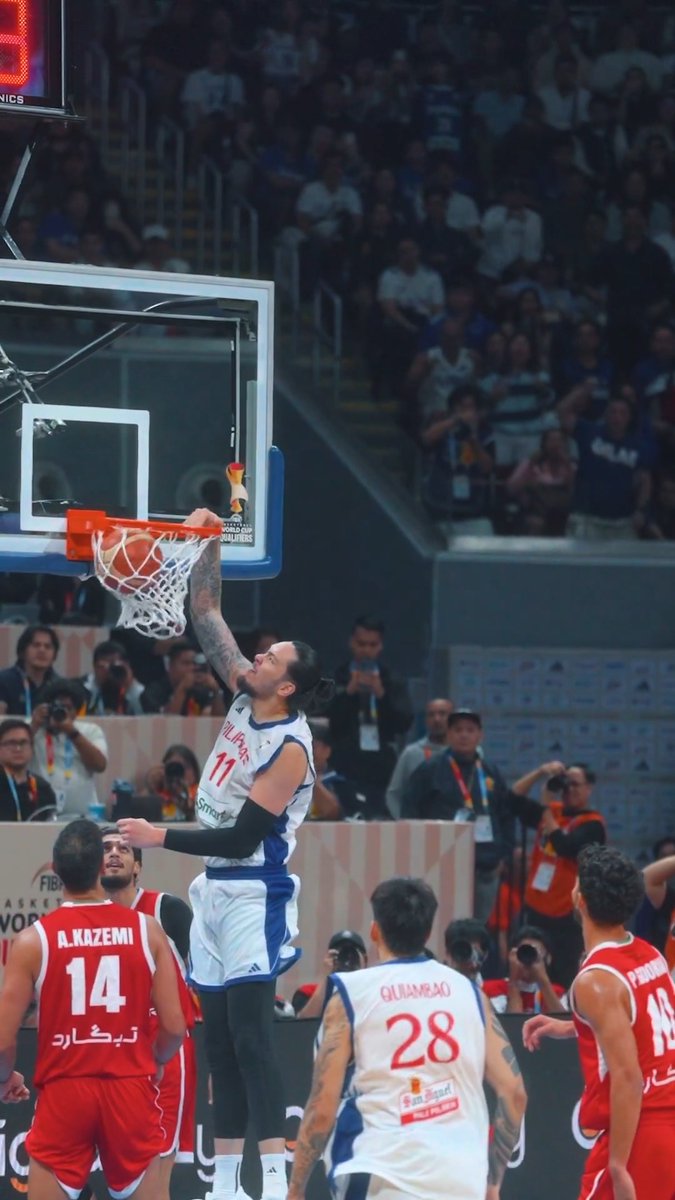 Kaiju is a cheat code under the rim 👺 #FIBAWC x #StepItUp
