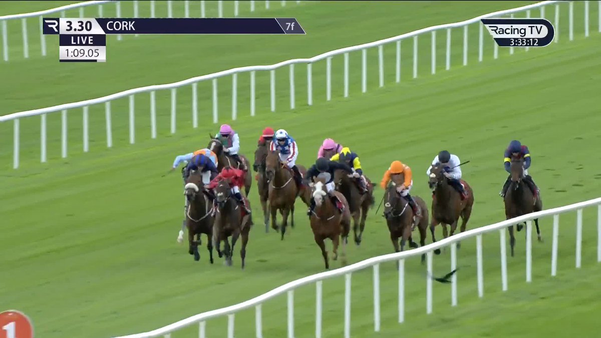 Off the mark in a Group 3! 😍 A first career win for Daniel McLoughlin-trained Magny Cours, who runs out a ready winner of the Coolmore Little Big Bear Stakes under Ben Coen Cork Racecourse