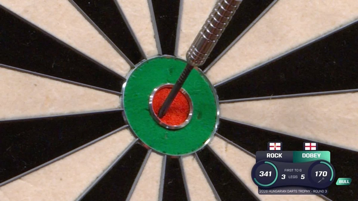 DOBEY WINS WITH A BIG FISH 🎣 Some way to close out the afternoon session 🤩 Chris Dobey reels in a 170 finish to cap off a 6-3 victory over Josh Rock and complete the quarter-final lineup in Budapest! 📺 #ET11