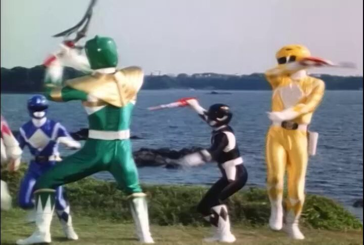 The Power Rangers needed to summon the Megazord to fight the Green Ranger