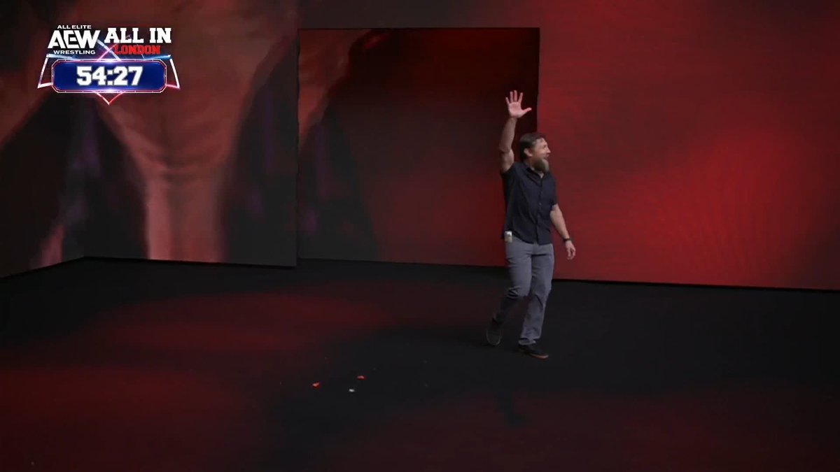 BRYAN DANIELSON BROUGHT BACK THE ‘YES’ CHANT DURING HIS ENTRANCE. #AEWAllIn