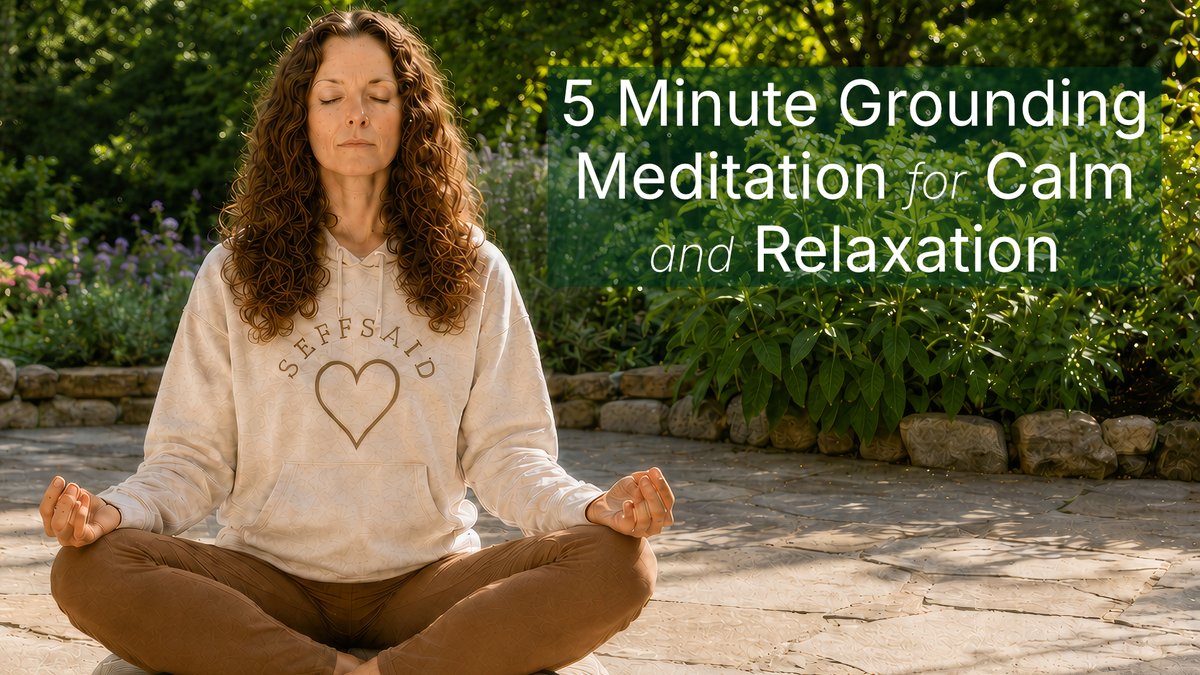 Take 5 minutes to feel calm, present and connected to the moment with this guided grounding meditation. Perfect for when you’re feeling stressed, overwhelmed or simply need to feel more grounded. The script, narration and music were all created and produced in-house by SEFFSAID.