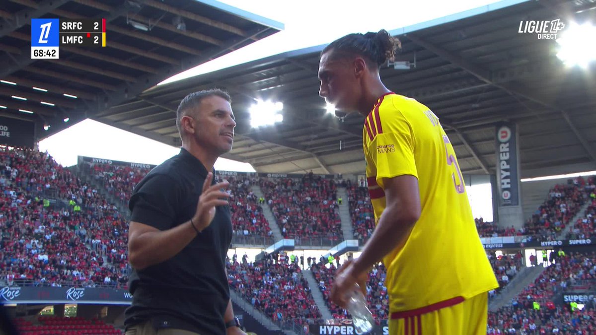 🟥 EXCLUSION DIRECTE Djibril Sidibé n’aura même pas passé une minute sur le terrain… 😳 #SRFCLMFC