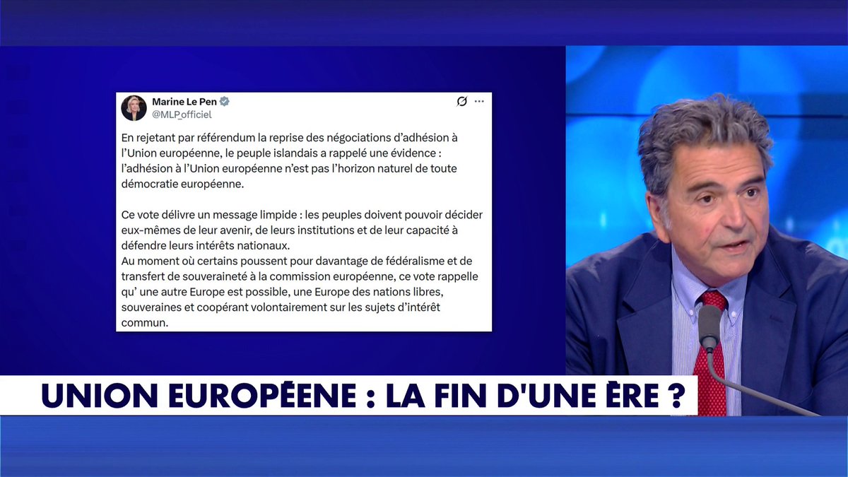 Adhésion à l'UE de l'Islande : «C'est un vote salutaire», estime Pierre Lellouche, ancien ministre, dans #FaceaFace Toute l'info est à retrouver sur
