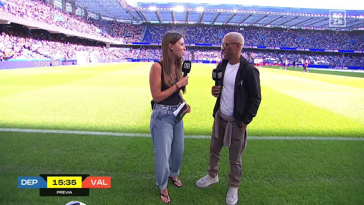 "Siempre un cariño increíble hacia mi. Ojalá el Dépor se quede en LALIGA, que es el lugar al que pertenece" ❤️🩹 Djalminha vuelve a Riazor y siente el mismo cariño de siempre 🇧🇷 #LALIGAenDAZN⚽️