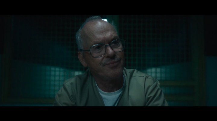 Michael Keaton delivering 1 minute and 40 seconds of iconic screen time in The Whisper Man.
