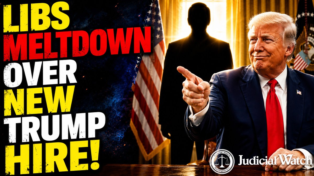 Judicial Watch Employee Appointed in Trump’s Justice Department!