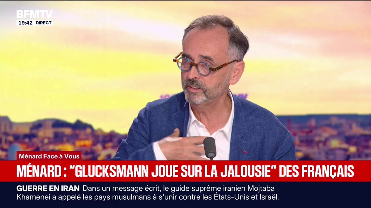 đš Glucksmann parle de « sociĂ©tĂ© dâhĂ©ritiers ». MĂ©nard : il confond tout. Oui. Il confond le chĂąteau et le pavillon payĂ© en 30 ans. Taxer lâhĂ©ritage, ce nâest pas « la justice ». Câest piquer une deuxiĂšme fois ce quâun pĂšre a dĂ©jĂ donnĂ© Ă Bercy. On travaille. On Ă©pargne. On laisse un toit. LâĂtat arrive avec la facture. Les vrais hĂ©ritiers du systĂšme, ce ne sont pas les enfants. Câest la caste qui nâa jamais eu Ă transmettre autre chose que des places. đ«đ·đžââââââââââââââââââââââââââââââââââââââââââââââââââ Mabrouk Sonia