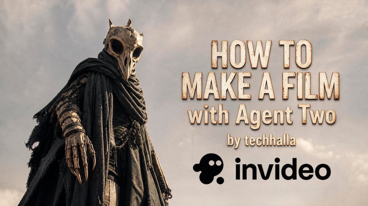 a solo creator just shipped this full episode one afternoon, one story worth telling, and invideo Agent Two. here’s how it was made 👇