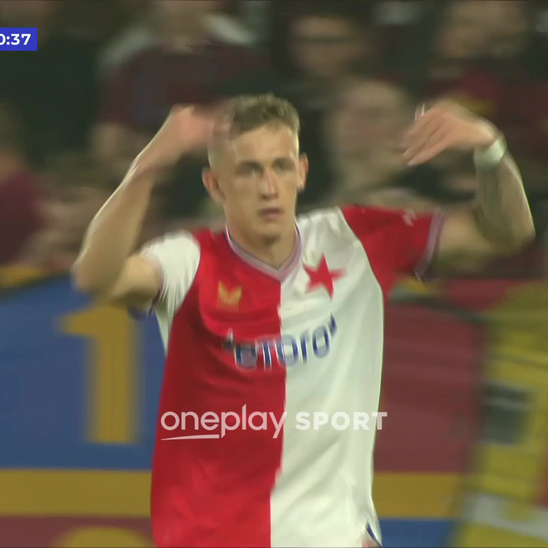 Slavia udeřila v derby jako první! 💥 A nutno dodat, že 𝗪𝗜𝗞𝗧𝗢𝗥 𝗡𝗢𝗪𝗔𝗞 to lépe už snad ani trefit nemohl! 🚀 #OneplaySport | #ChanceLiga