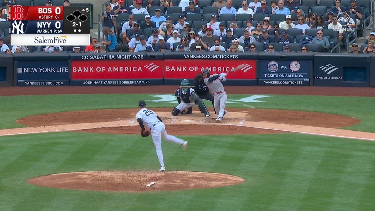 Of course Roman Anthony and Trevor Story are the only members of the Red Sox with a hit.