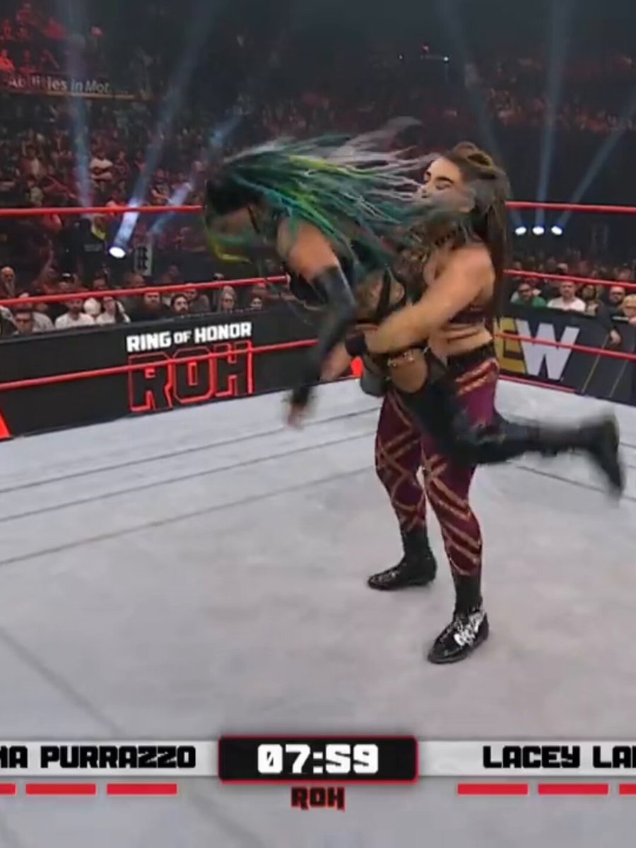 .Lacey Lane gave The Virtuosa everything she had, but the #ROH Women’s Pure Champion found a way to prevail! Watch #ROH TV on #HonorClub