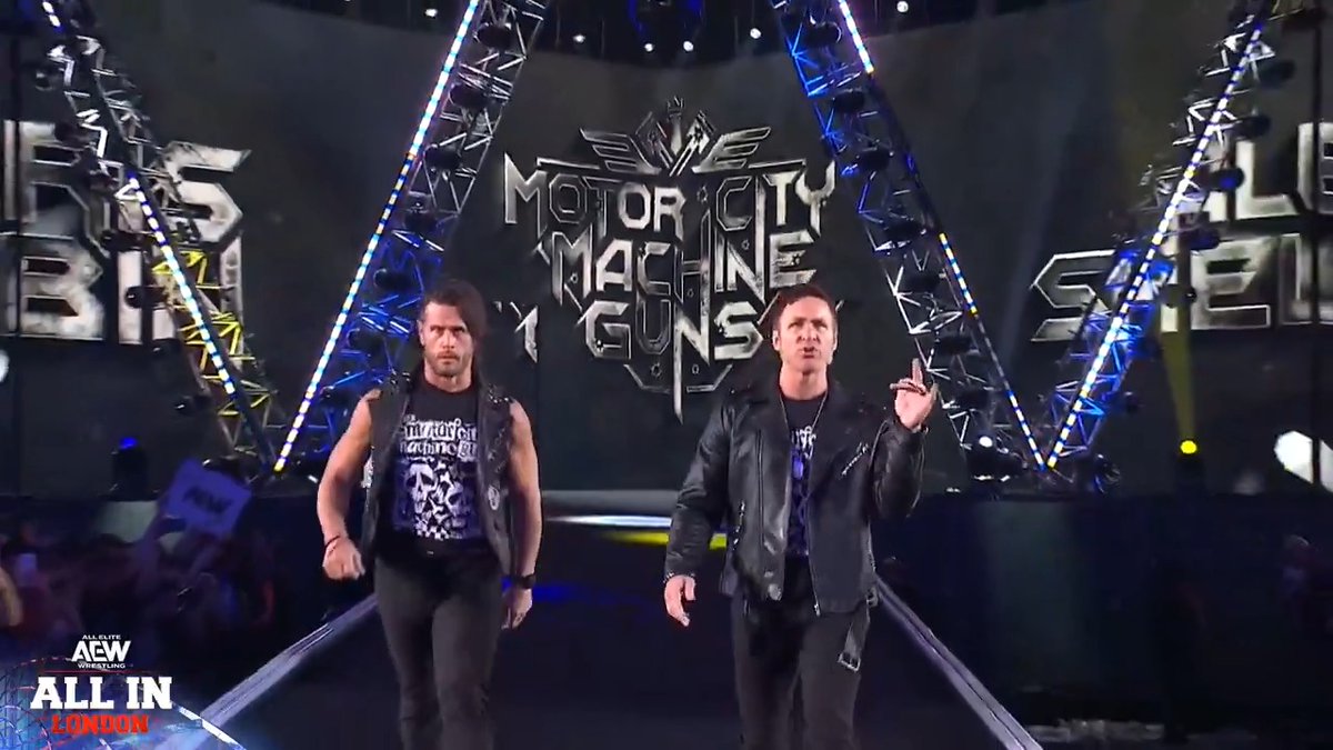 THE MOTOR CITY MACHINE GUNS ARE HERE! Watch #AEWAllIn London LIVE on HBO Max PPV