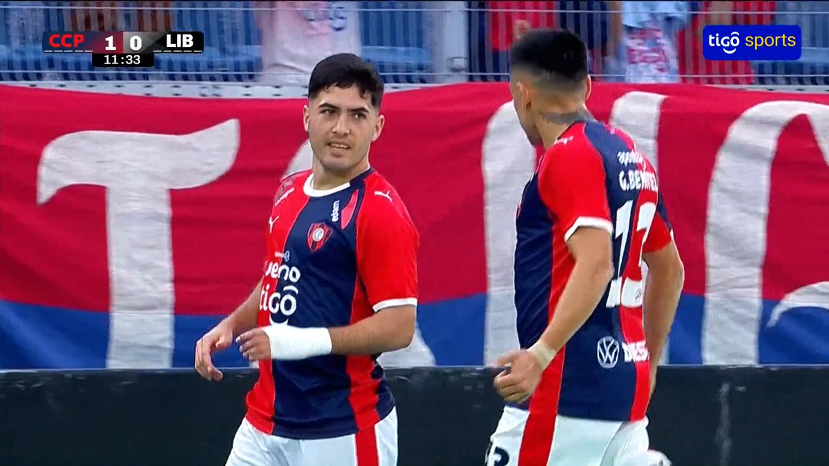 ⚽️ ¡LLEGÓ EL PRIMERO! A los 10 minutos, Cerro Porteño rompió el cero con este gol de Ignacio Aliseda. 📺Tigo Sports ▶️Viví el #ClausuraAPF2026 en
