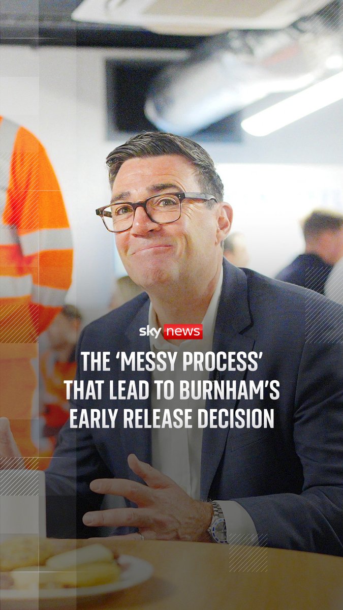 Prime Minister Andy Burnham has announced that people convicted of unlawful killing, including manslaughter, will be excluded from the upcoming prisoners' early-release scheme. Sky's Amanda Akass looks back at the back-and-forth that led to the decision. 🔗