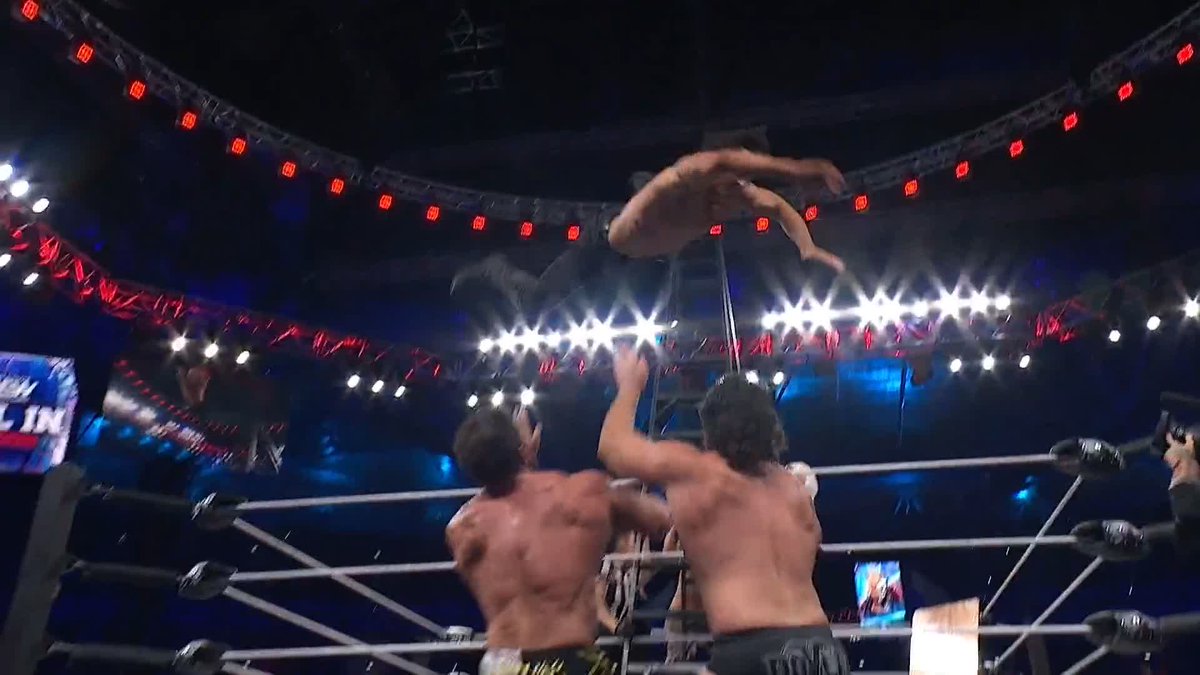 "I got it" Steven Borden takes over for Sting! Watch #AEWAllIn London LIVE on HBO Max PPV