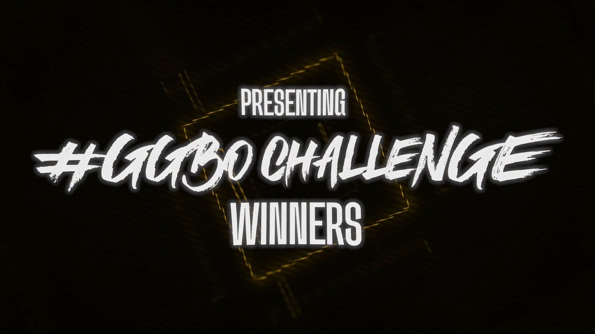 The official #GGBO challenge winners! 🏆 🥇: oG Zemzy 🥈: ioN Avea 🥉: wP Heem Full response winners dropping later this week. ⏳