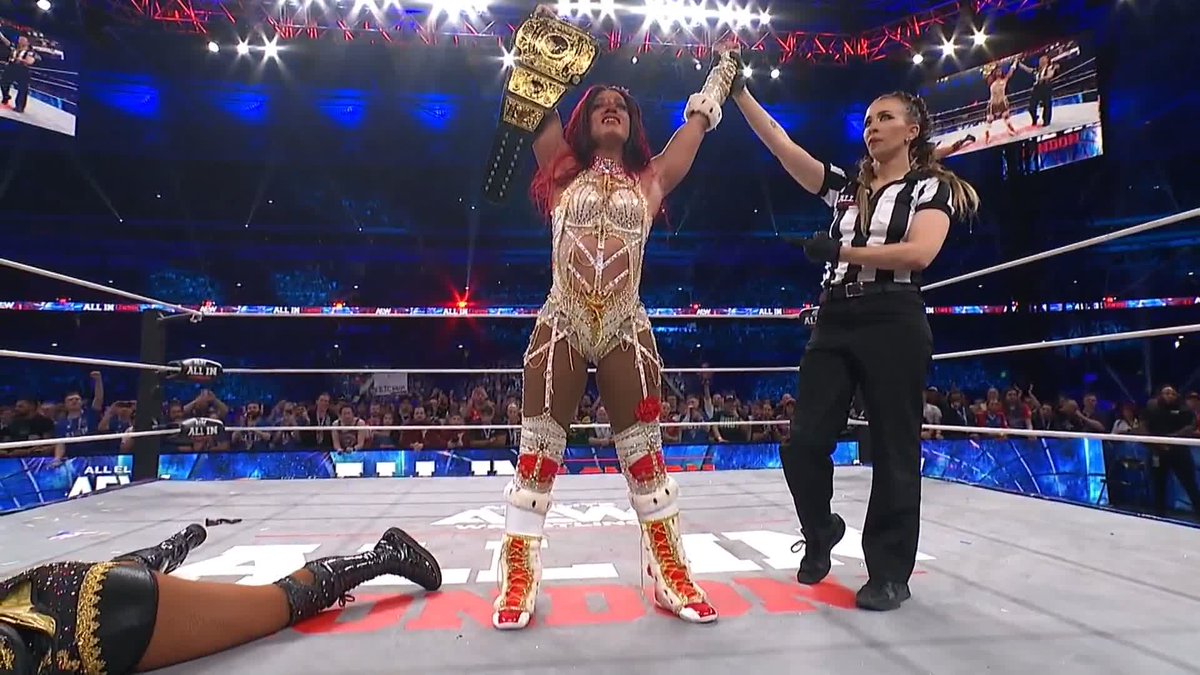 THE CEO IS ON TOP OF THE AEW WOMEN'S DIVISION! Watch #AEWAllIn London LIVE on HBO Max PPV