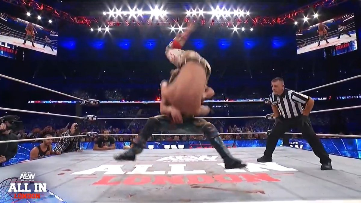 .@WILLOSPREAY KICKED OUT OF THE ONE WINGED ANGEL! Watch #AEWAllIn London LIVE on HBO Max PPV
