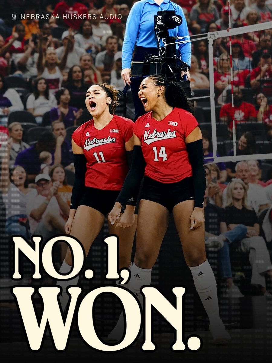 Huskers prove they are No. 1 for a reason 🧹🫨 Nebraska beats No. 2 Texas 3-0 in Las Vegas! Nebraska Volleyball x Nebraska Huskers 🎙️: Nebraska Huskers Audio