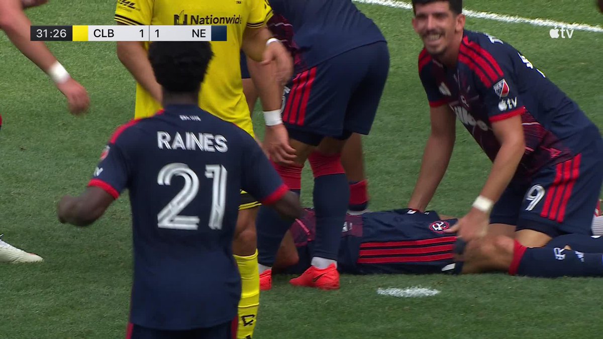 Turn ➡️ Goal Matt Polster equalizes it for New England!
